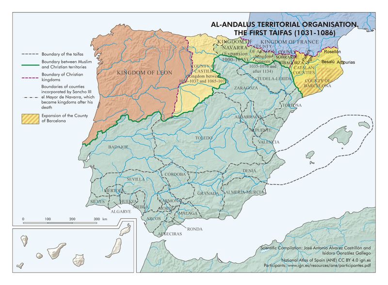 File:Spain Territorial-articulation-of-al--Andalus.-The-first-taifa-(1031--1086) 1031-1086 map 13995 eng.jpg